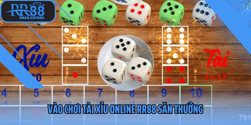 Vào chơi tài xỉu online RR88 săn thưởng